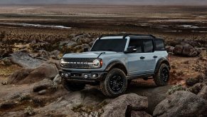 An image of a Ford Bronco parked outdoors.