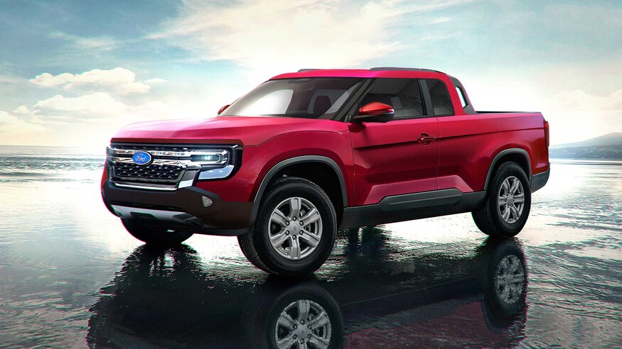 2022 Ford Maverick Rendering