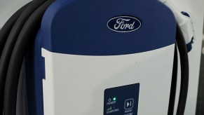 An older version of the Ford Connected Charge Station