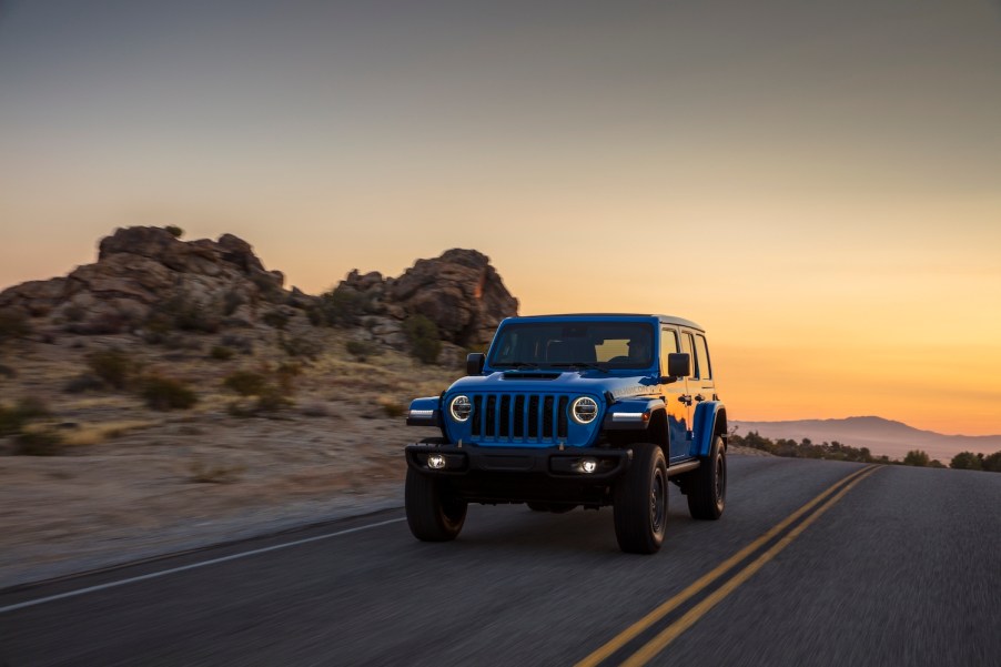 2021 Jeep Wrangler Rubicon 392 driving