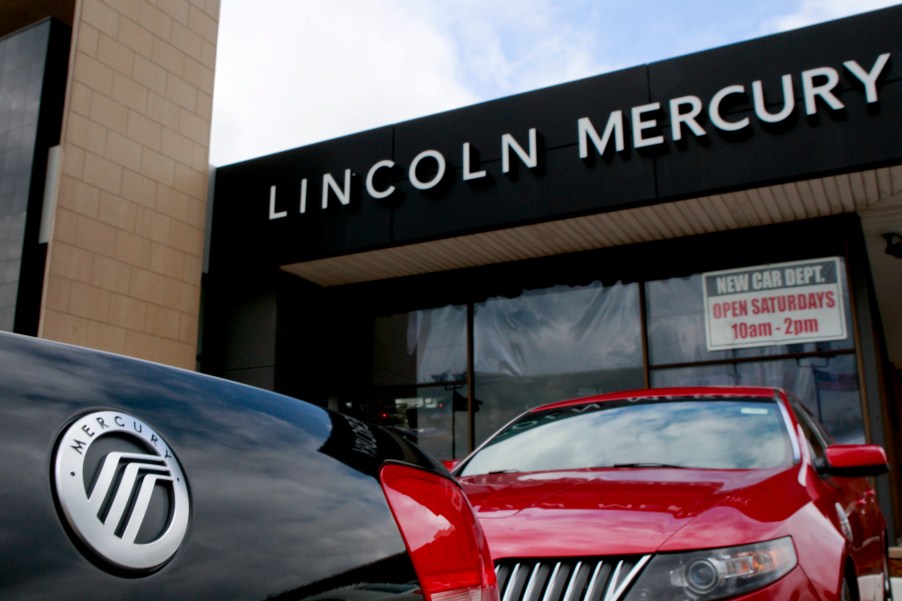 A Mercury Milan at Star Lincoln Mercury dealership in Southfield, Michigan, on Wednesday, June 2, 2010