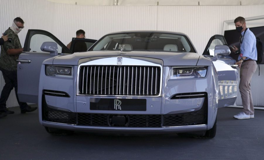 Rolls-Royce unveils it new Ghost car during the media day for the Salon Prive Concours d'Elegance at Blenheim Palace