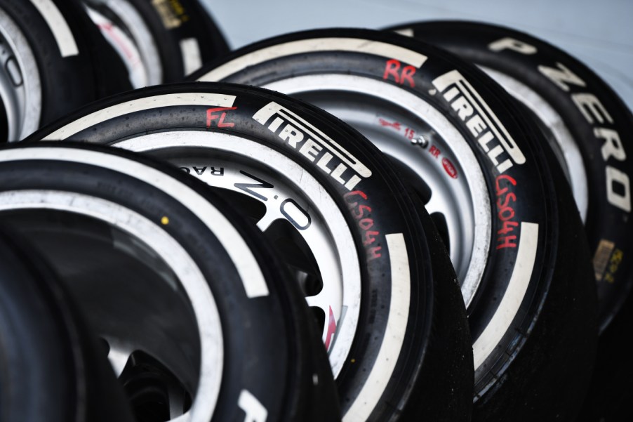 Pirelli tires on the Bahrain International Circuit