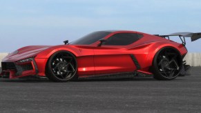 Valarra C6 Corvette in candy apple red