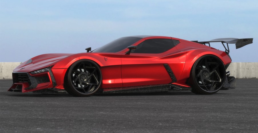 Valarra C6 Corvette in candy apple red