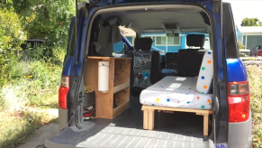 honda Element camper conversion