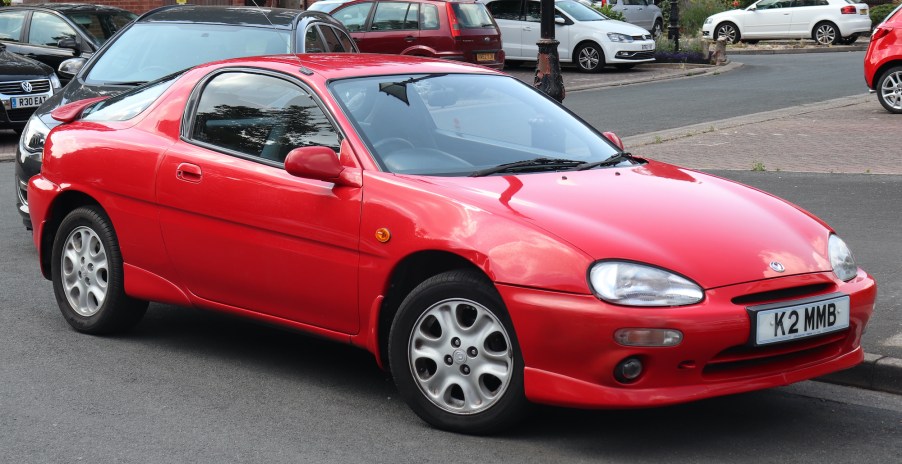 1992 Mazda MX-3 in red