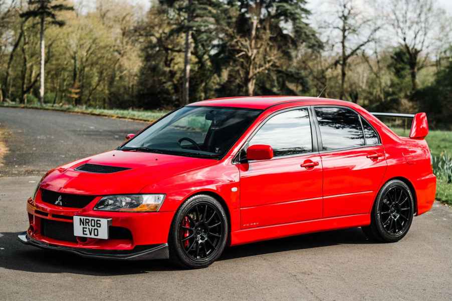 Dream Car Giveaway 2006 Mitsubishi Lancer Evo 9 in red