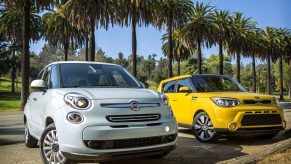 Kelly Blue Book best used hatchbacks2014 Kia Soul and Fiat 500L