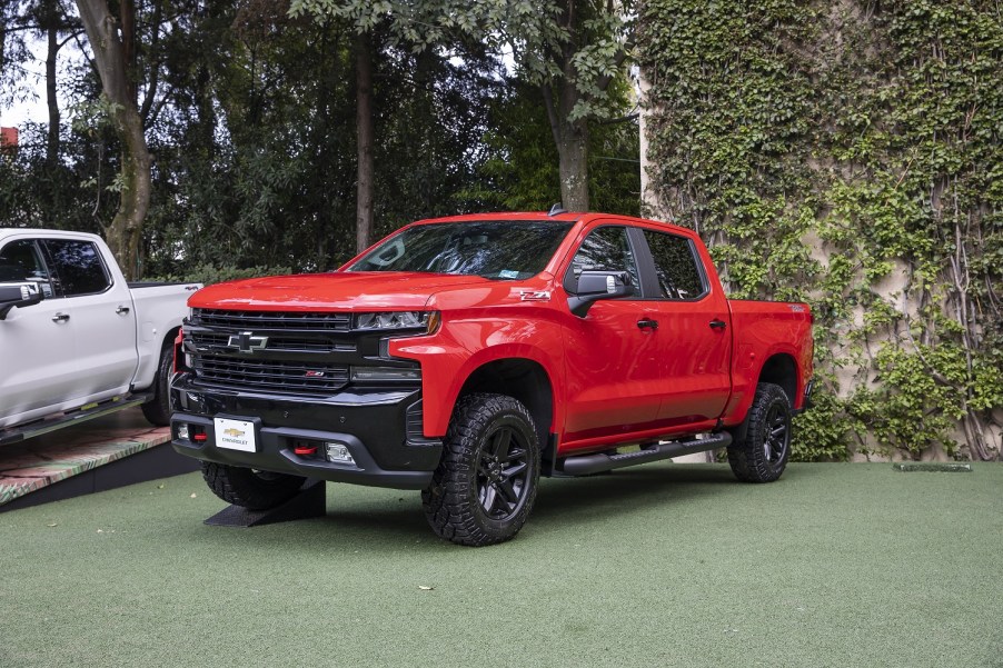 The 2019 Chevy Cheyenne on display