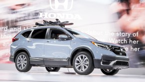 A 2019 Honda CR-V on display