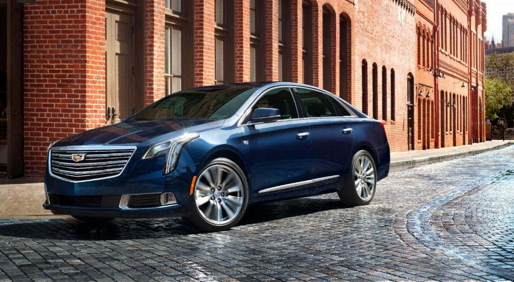 Cadillac XTS in blue