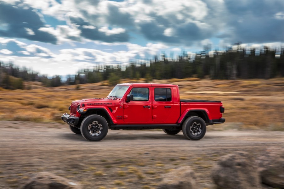 2021 Jeep® Gladiator Rubicon driving