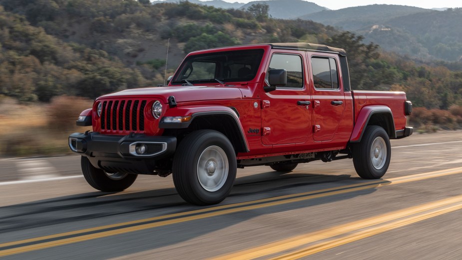 The diesel Jeep Gladiator. 