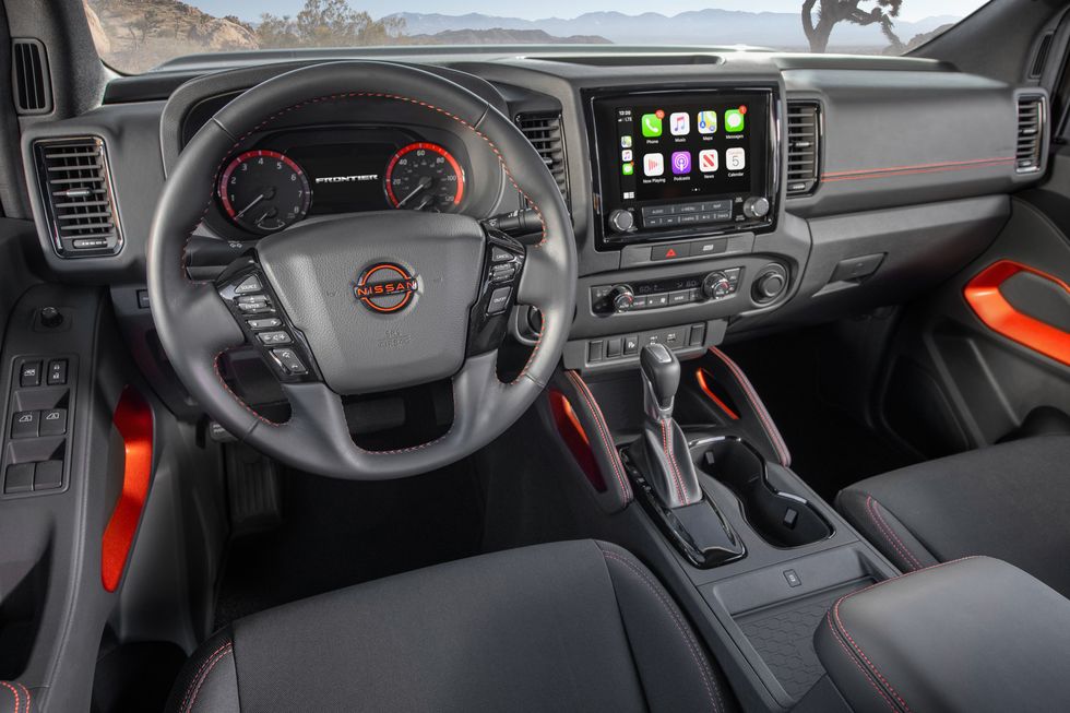 The 2022 Nissan Frontier Interior