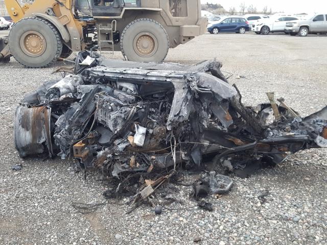 An image of a destroyed Ford GT at a Copart auction.