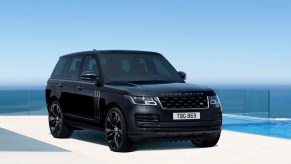 a black 2021 land rover range rover