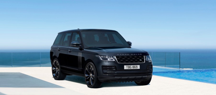 a black 2021 land rover range rover