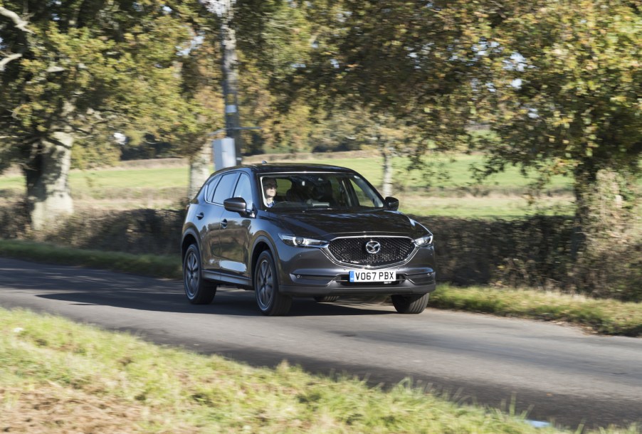 A 2018 Mazda CX-5 on the road