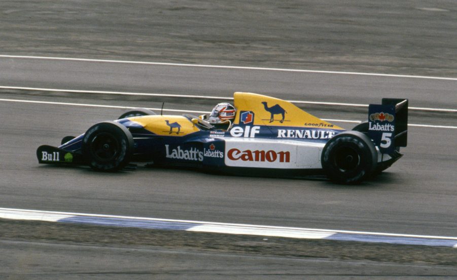 A Williams F1 car similar to one famously built with a CVT