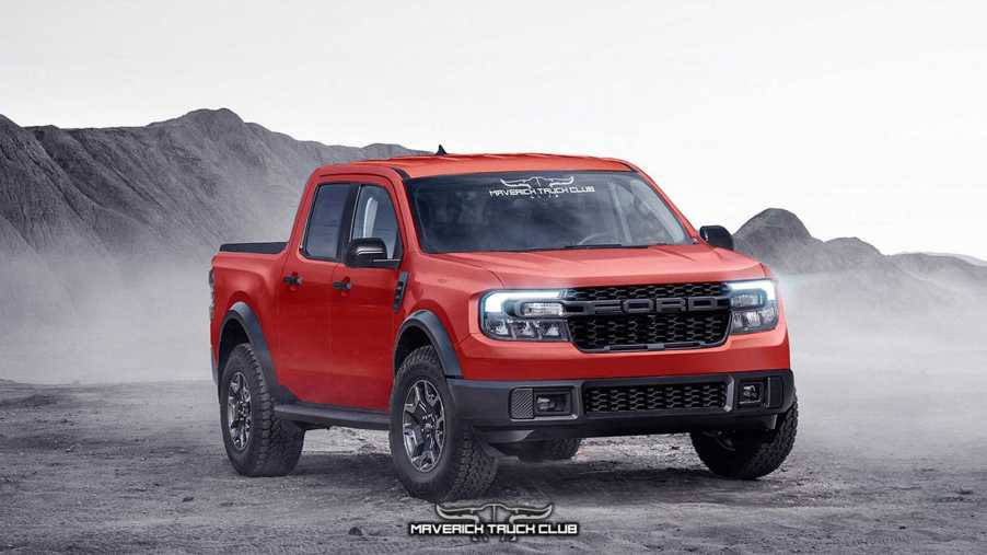 2022 Ford Maverick Raptor Rendering