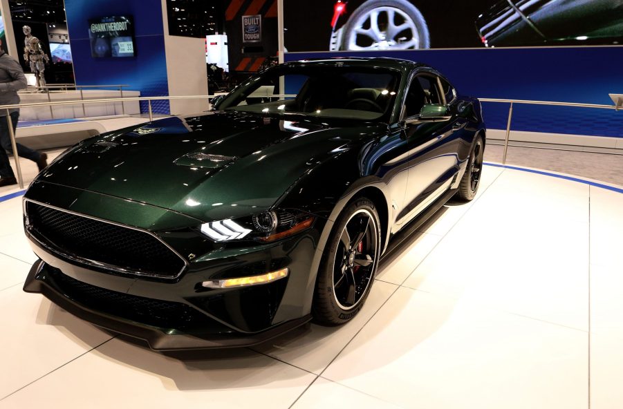 2019 Ford Mustang Bullitt on display