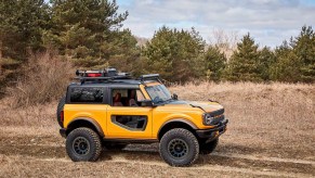 a yellow 2021 Ford Bronco SUV