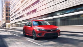 2022 Honda Civic Sport in red