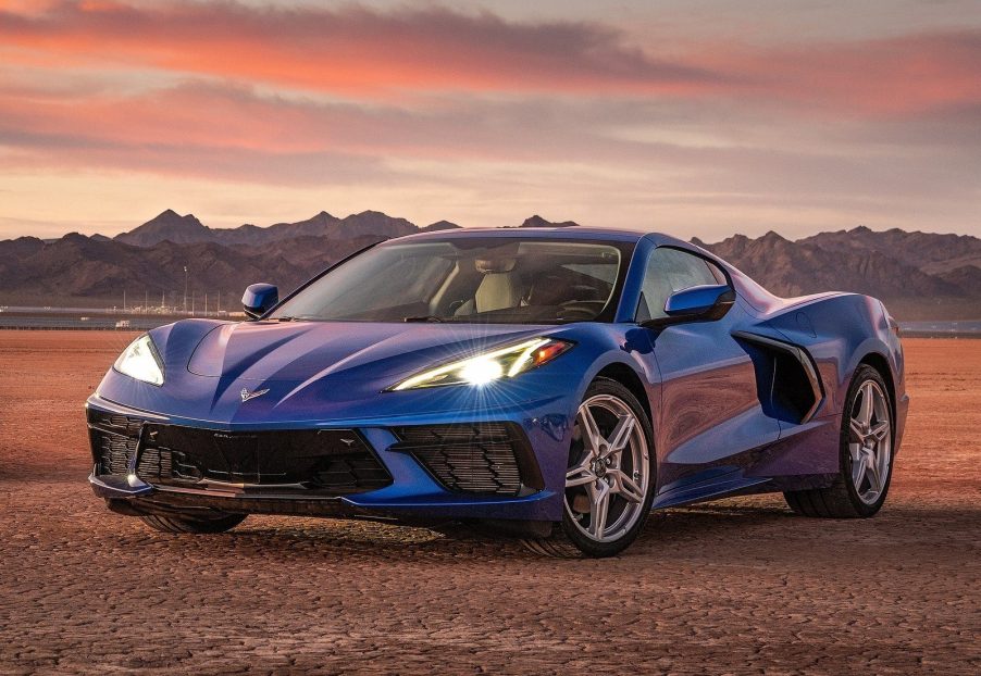 An image of a Chevrolet Corvette parked outside.