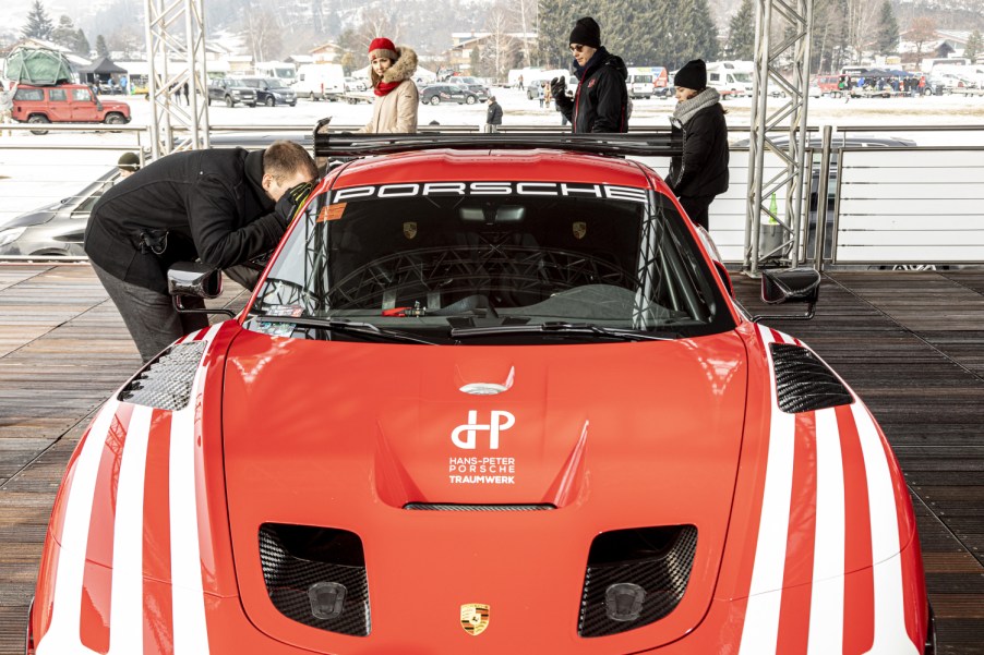 A Porsche 935 race car