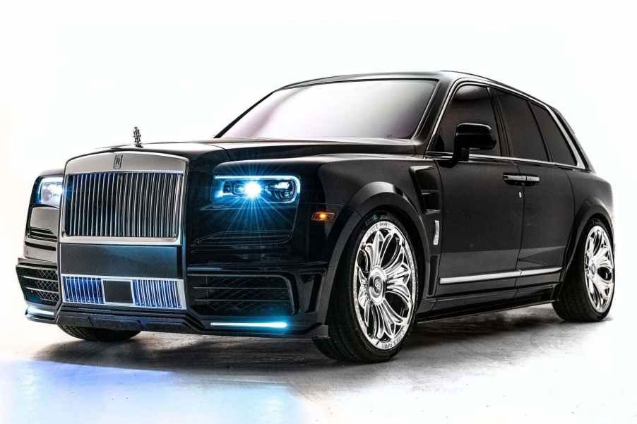 Drake's custom Rolls-Royce Cullinan against a white background