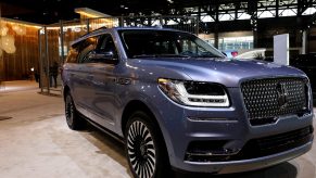 Gray 2020 Lincoln Navigator is on display at the 112th Annual Chicago Auto Show at McCormick Place