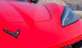 New red Corvette detail