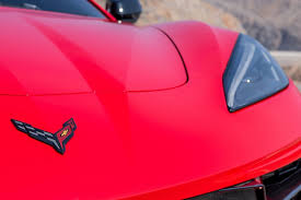 New red Corvette detail