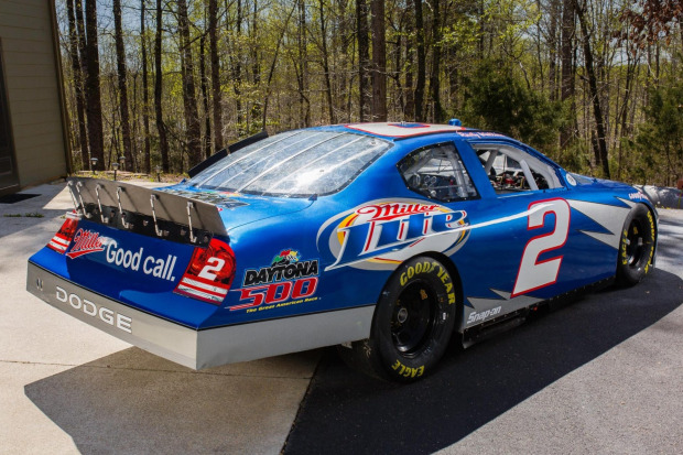 Rusty Wallace 2005 Daytona 500 Charger rear 3/4 view