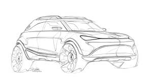 Smart SUV mini fighter sketch