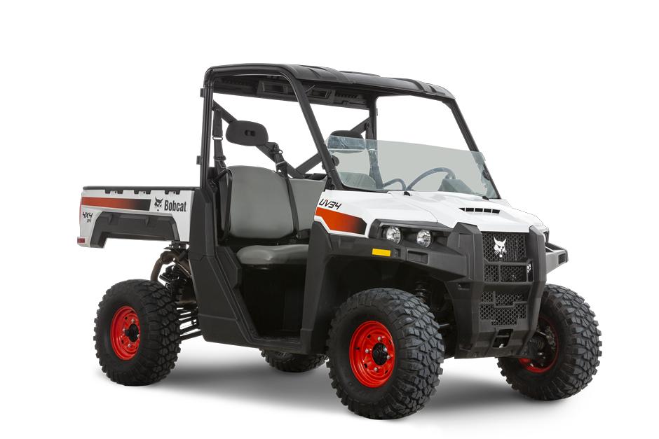 a Bobcat UV34 gas utility vehicle