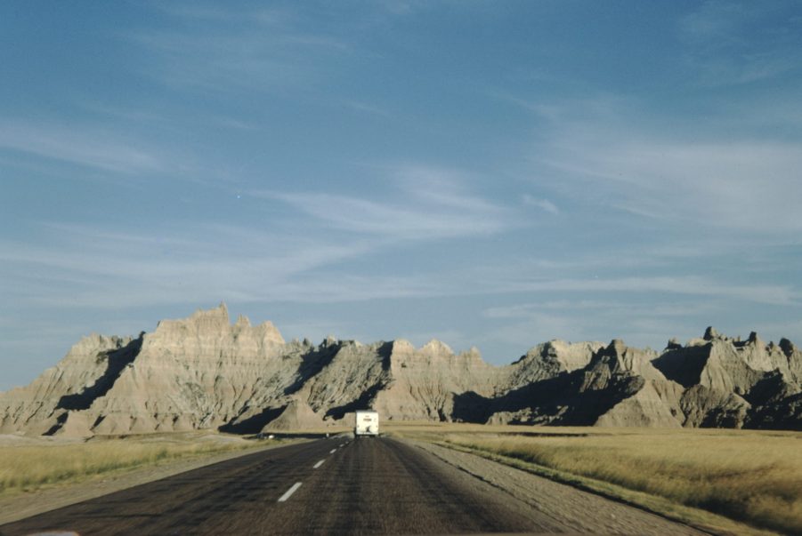 An RV on the open road