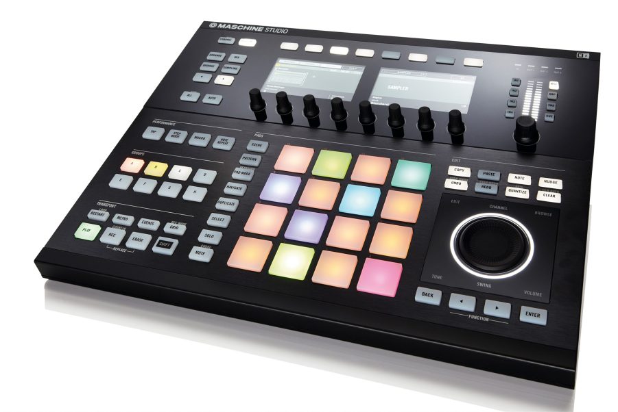 A Native Instruments Maschine Studio sound machine