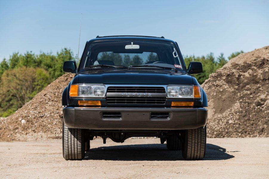 An image of a Toyota Land Cruiser parked outdoors.