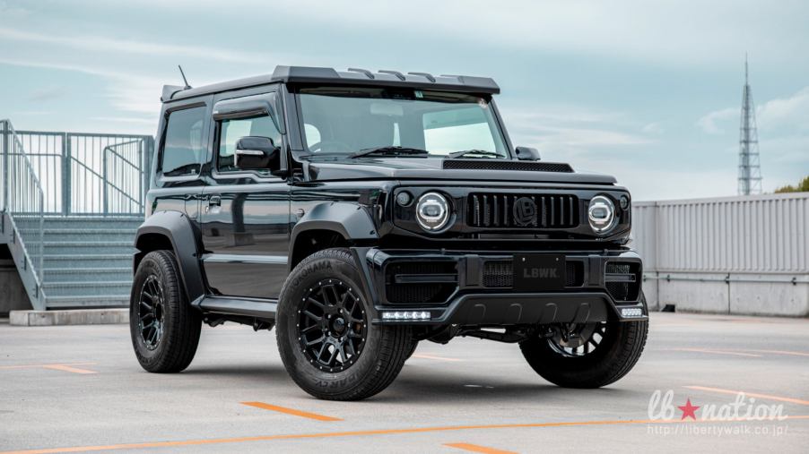 2021 Suzuki Jimny Liberty Walk murdered out