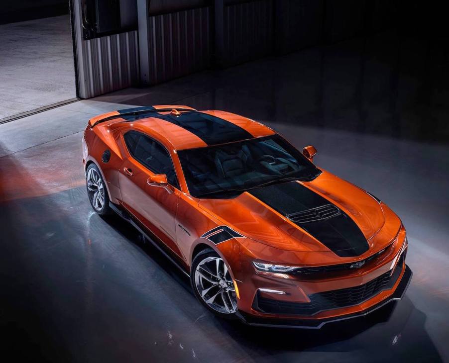 2022 Chevy Camaro in new Vivid Orange color