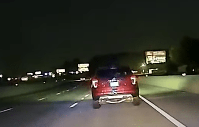 Arkansas State Trooper flips pregnant woman's SUV 