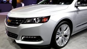 A silver Chevy Impala sedan, one of the best fmaily cars