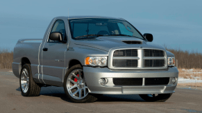 Dodge Ram SRT-10 Viper Truck painted silver