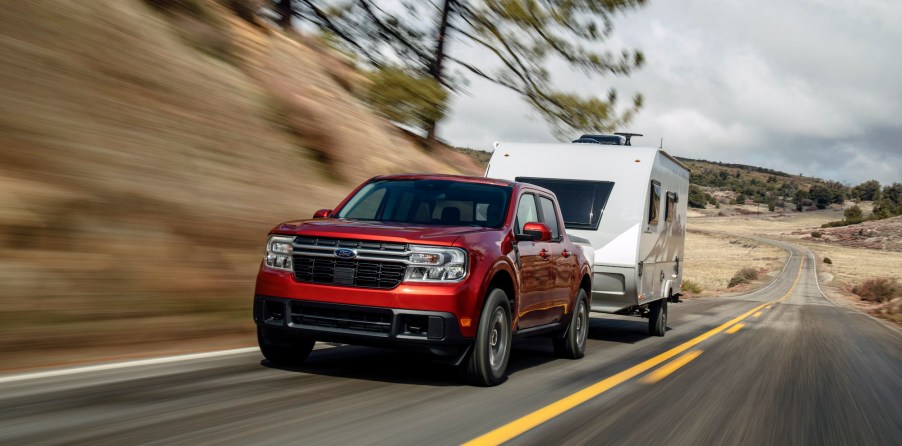 2022 Ford Maverick towing