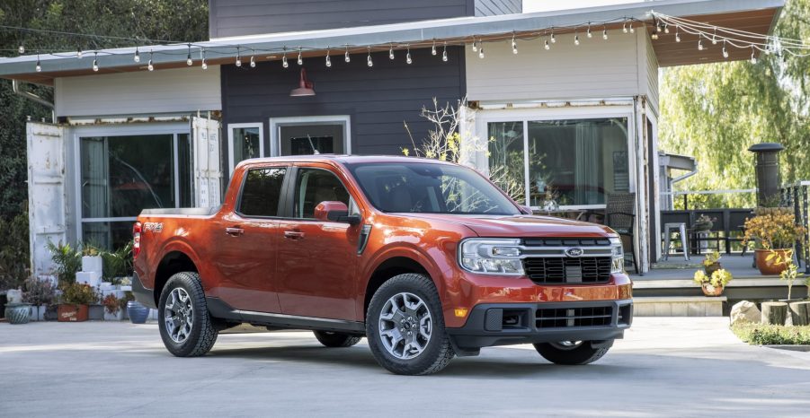 The new very orange Ford Maverick