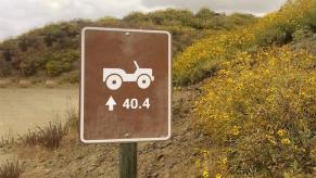 Jeep put a strange sign out to tease a new Jeep Wrangler or accessory