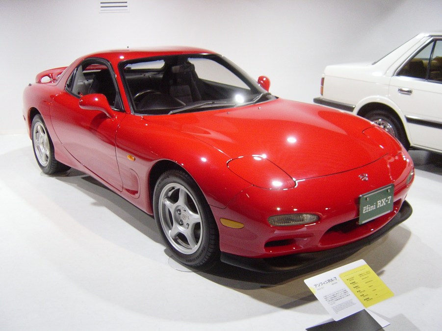 Mazda RX-7 in red