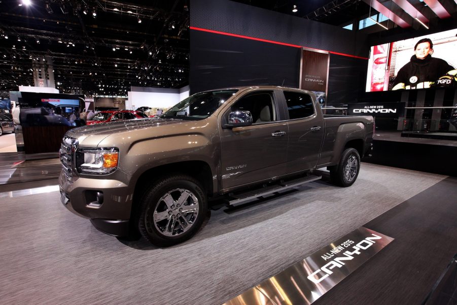 2015 GMC Canyon, at the 106th Annual Chicago Auto Show, at McCormick Place